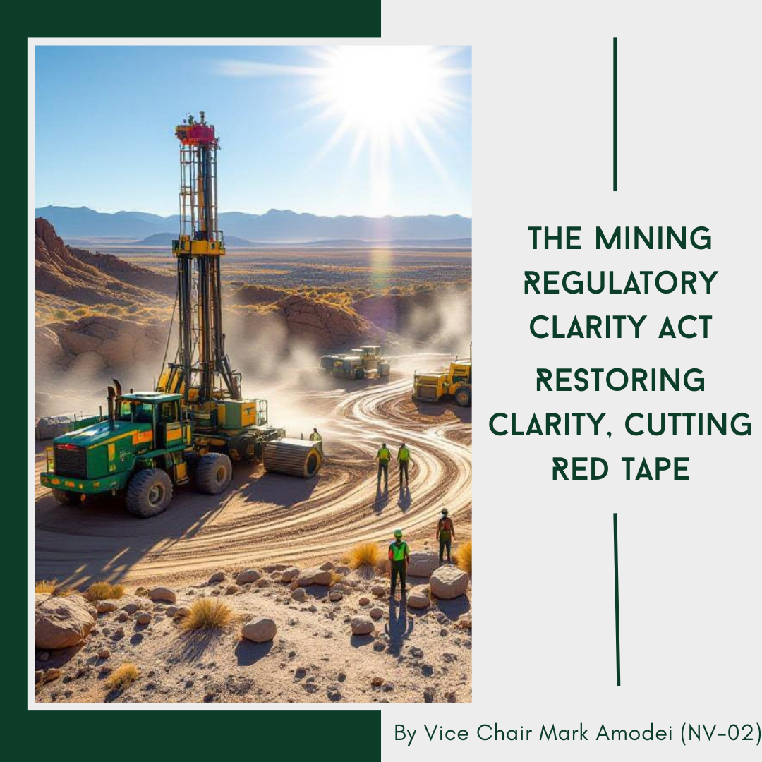 The Mining Regulatory Clarity Act: Restoring Clarity, Cutting Red Tape