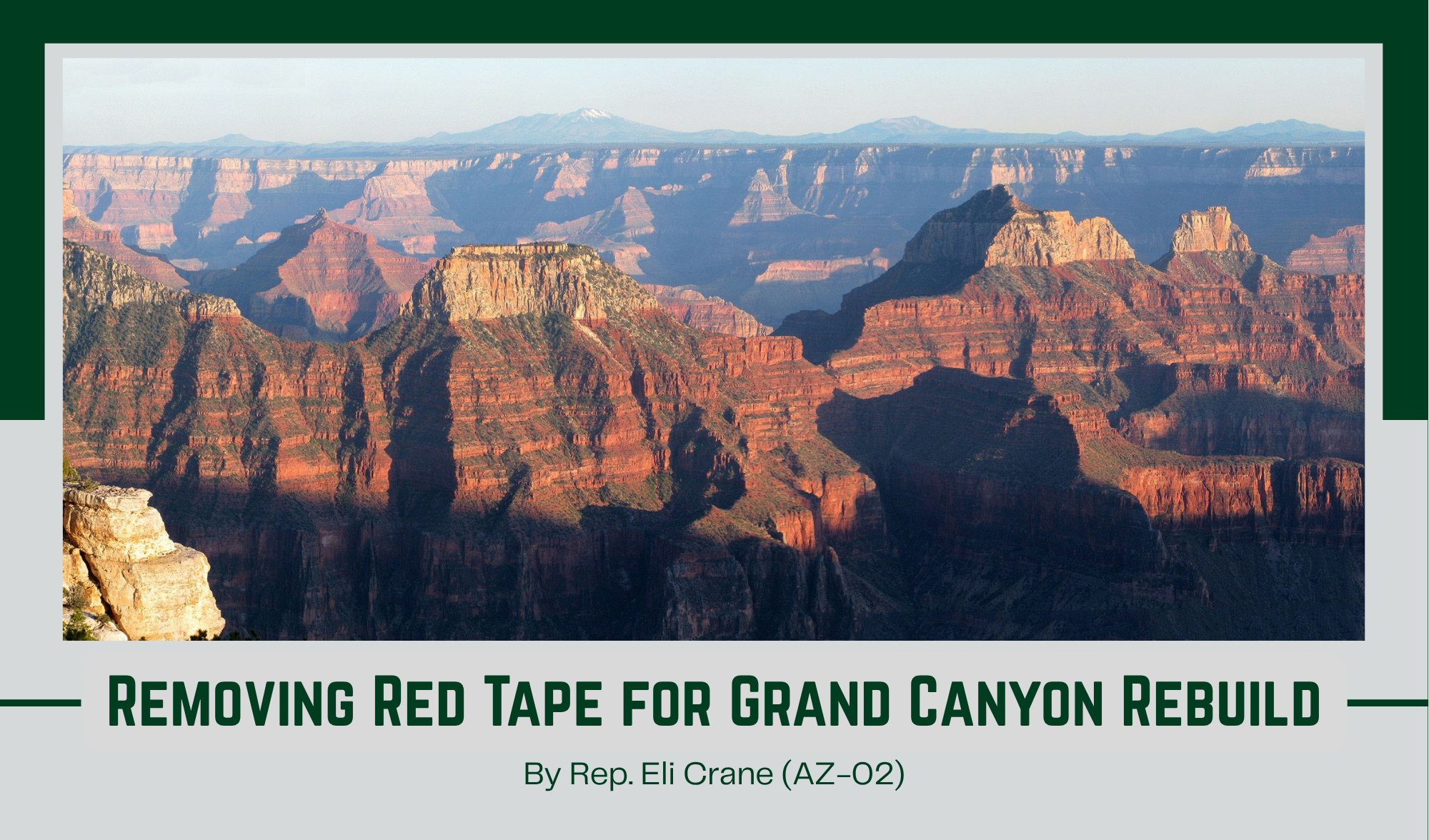 Removing Red Tape for Grand Canyon Rebuild