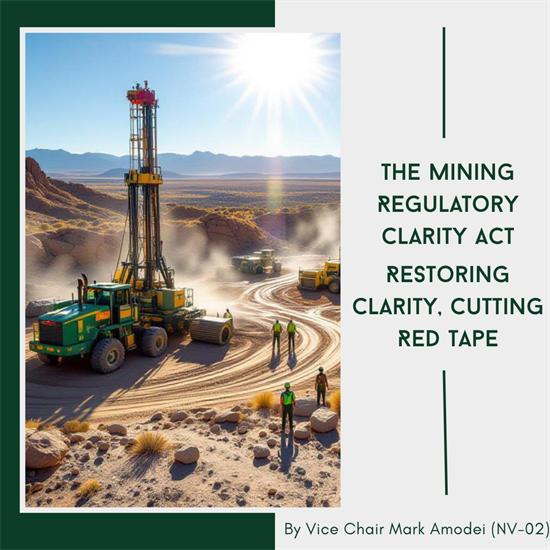 The Mining Regulatory Clarity Act Graphic